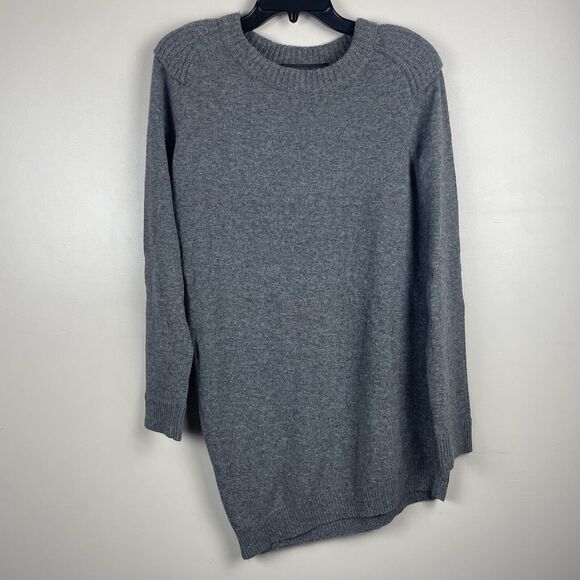 Marc By Marc Jacobs Gray Y2K Asymmetrical Wool Cashmere Sweater Tunic - Picture 9 of 11
